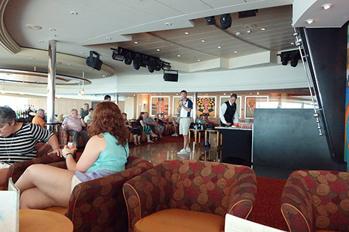 CruiseCritic's Meet and Mingle gathering on Royal Caribbean's Navigator of the Seas on our Caribbean Cruise vacation