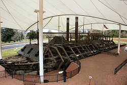 Ironclad USS Cairo Museum in Vicksburg family travel photograph